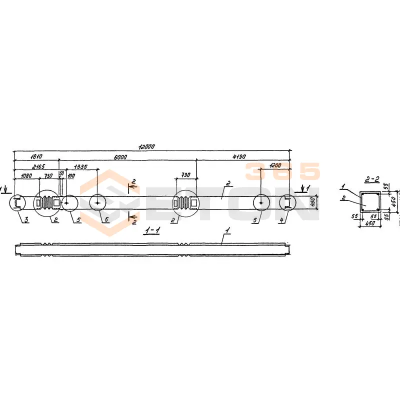 Колонны Серия 1.420.1-25 К 14-1