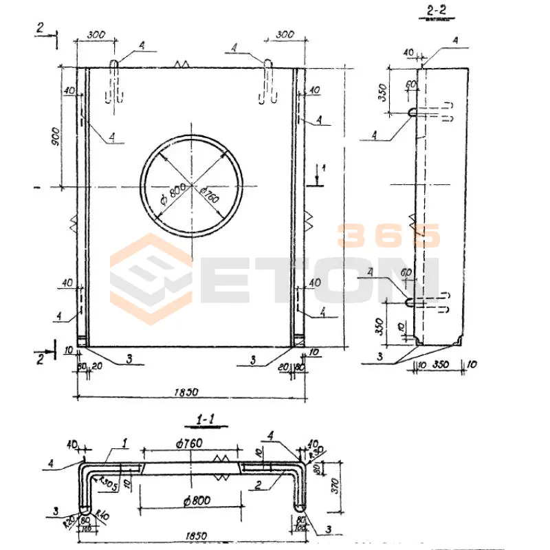 Стенки ТП 310-4-1 МЖ 1-15
