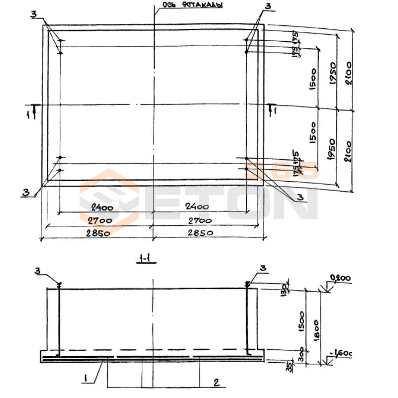 Фундаменты Серия 3.015.2-15 ФМ 11 (3.015.2-15)