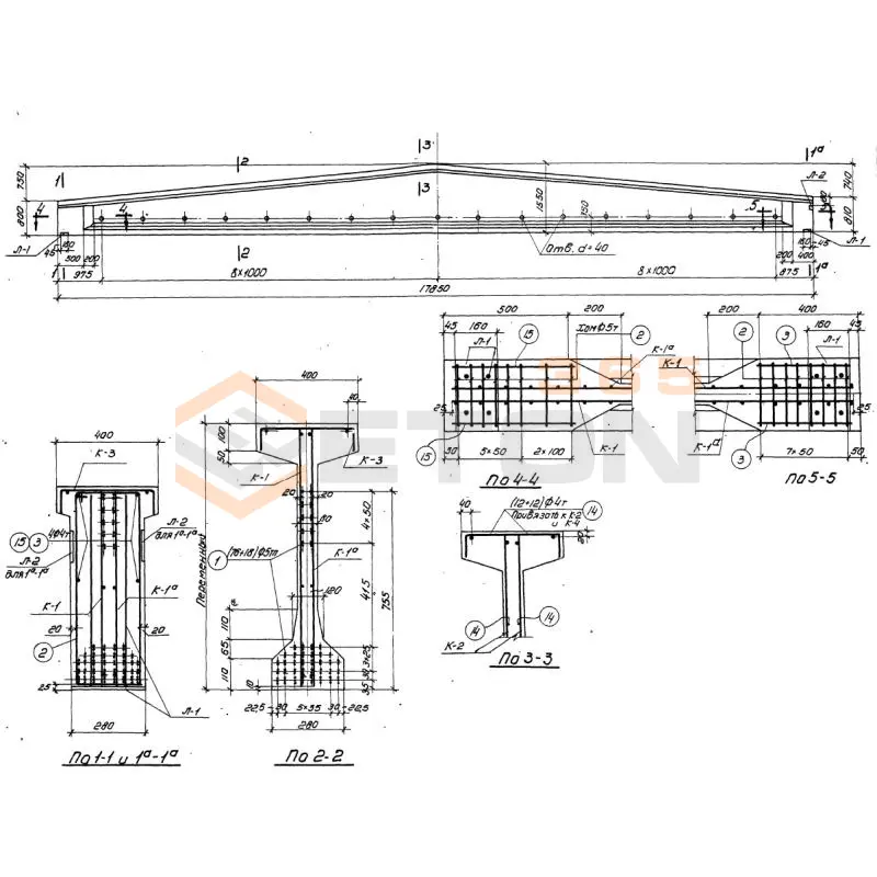 Балки Серия ПК 01-06 Б 3-18-2