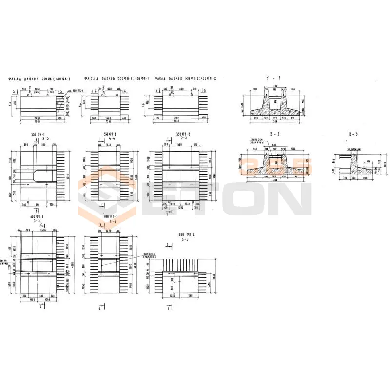 Блоки фундамента Серия 3.503-23 400ФК 1