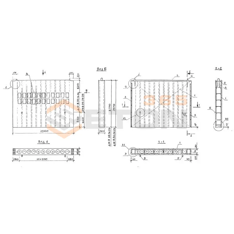 Блоки вентиляционные Серия 1.034.1-1/90 В 28-26-26