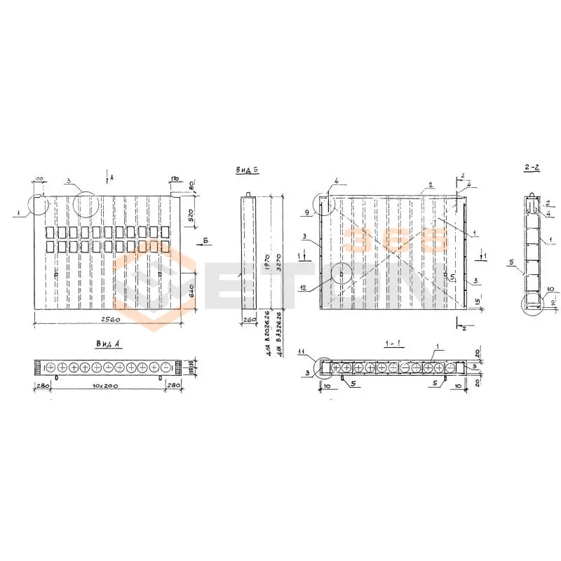 Блоки вентиляционные Серия 1.034.1-1/90 В 33-26-26