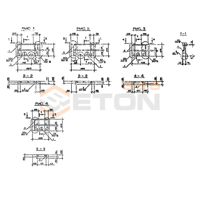 Панели наружных стен Серия 1.090.1-2с 2ПСП 14-10-3 пс (1.090.1-2с)