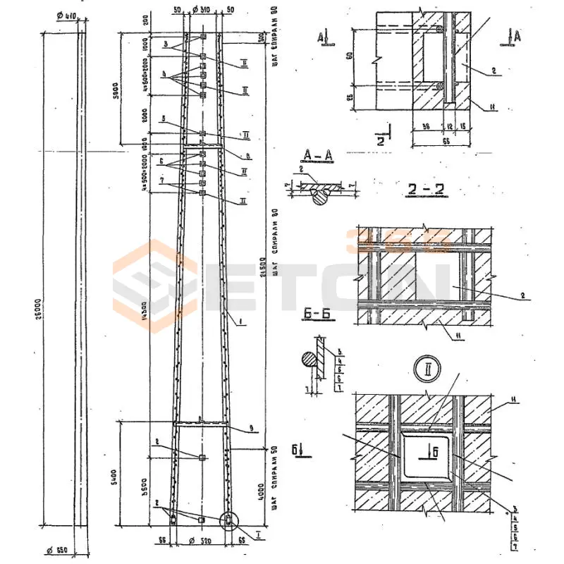 Стойки СК ГОСТ 22687-85 ( 3.407.1-152 ) СК 26,3-2,1