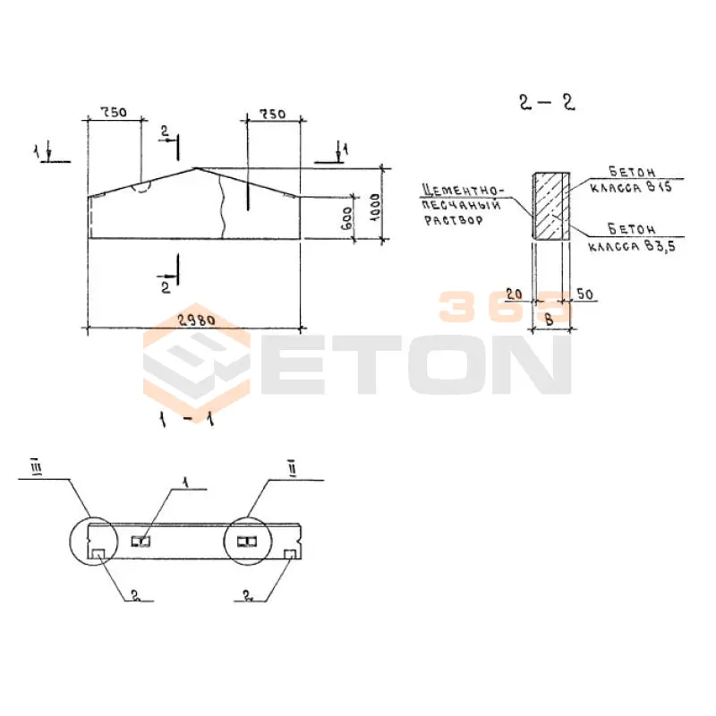 Панели стеновые двухслойные Серия 1.832.1-18.93 ПСД 30-10-40