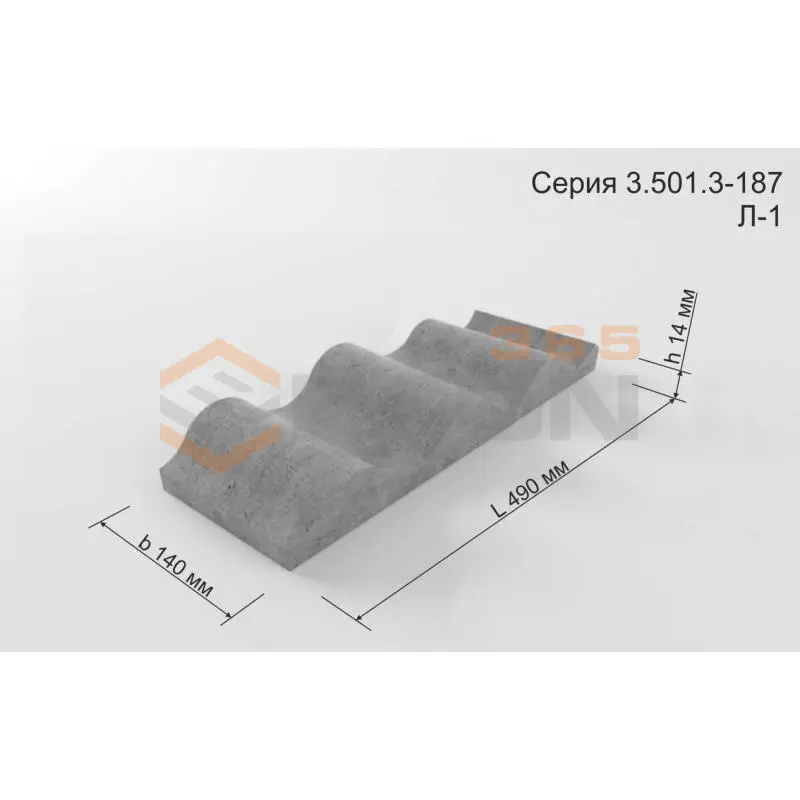 Блоки лотка Серия 3.501.3-187.10 Л 1 (3.501.3-187.10)