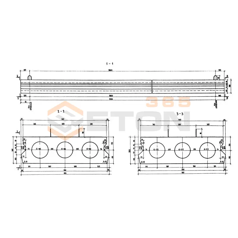 Плиты пустотные железобетонные Серия 3.503-12 П 6 АIV