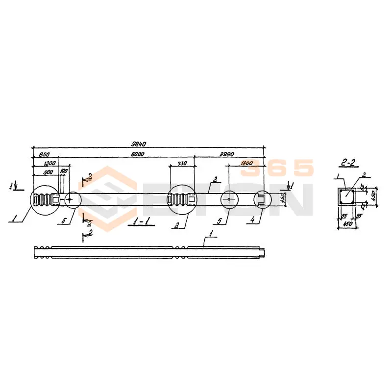 Колонны ГОСТ 27108-86 К 9-2 (ГОСТ 27108-86)