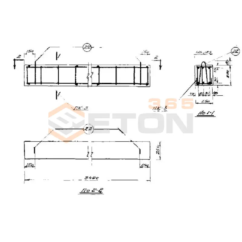 Балки СТ 02-01 ПБ 350-1 А (СТ 02-01)