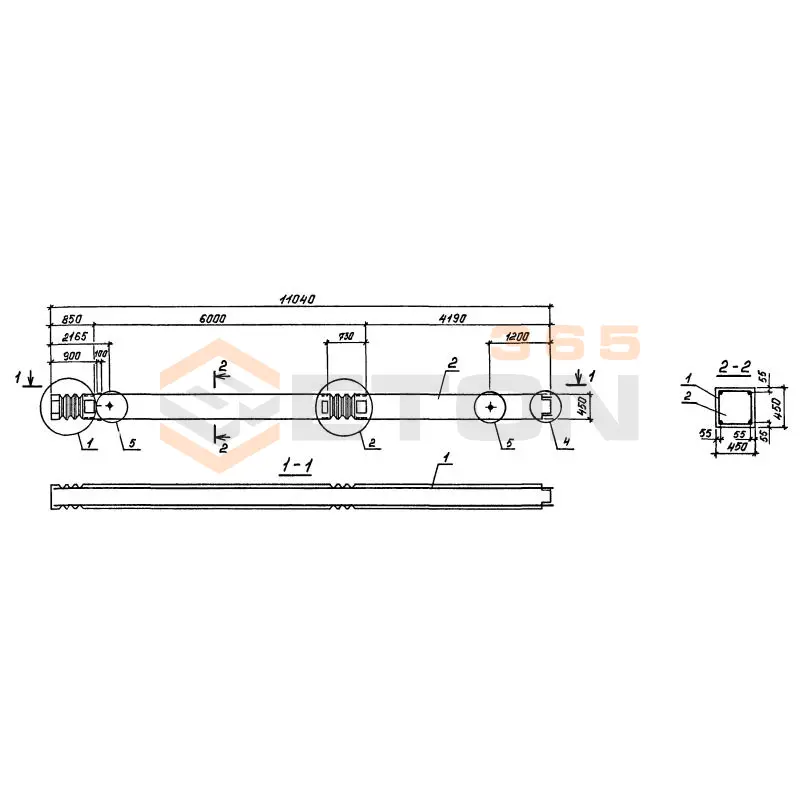 Колонны Серия 1.420.1-25 К 13-2