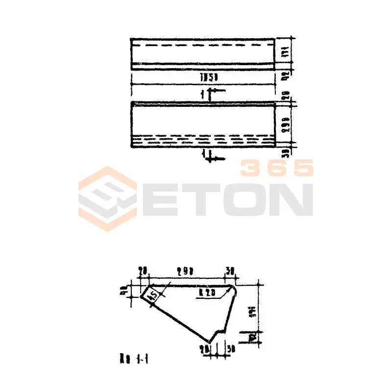Ступени балкона и цоколя Серия ИИ 03-02 Альбом 18-64, Альбом 30-64 СП 11