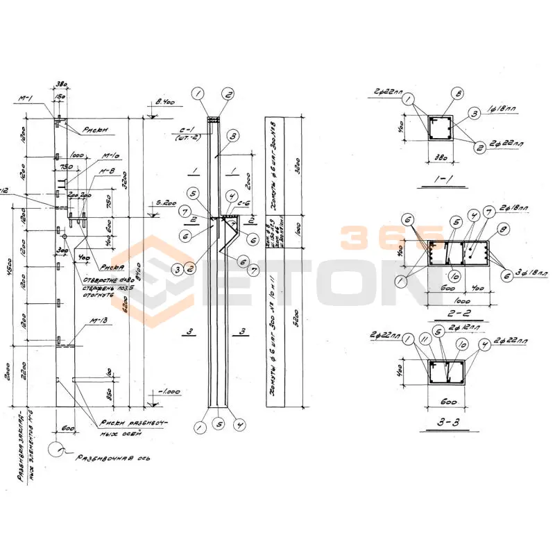 Колонны Серия КЭ 01-49 КП 1-1