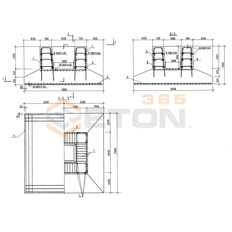 Блоки фундамента Серия 3.503.1-90 Ф 500-74-2