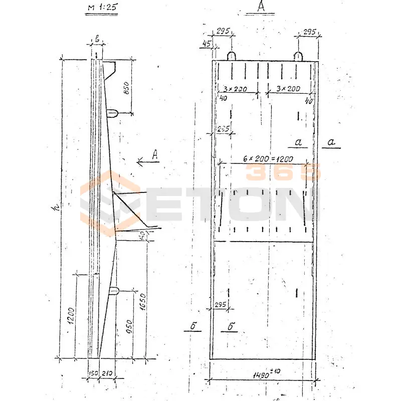 Блоки набережных Серия 3.507 КЛ-4 В 36-15
