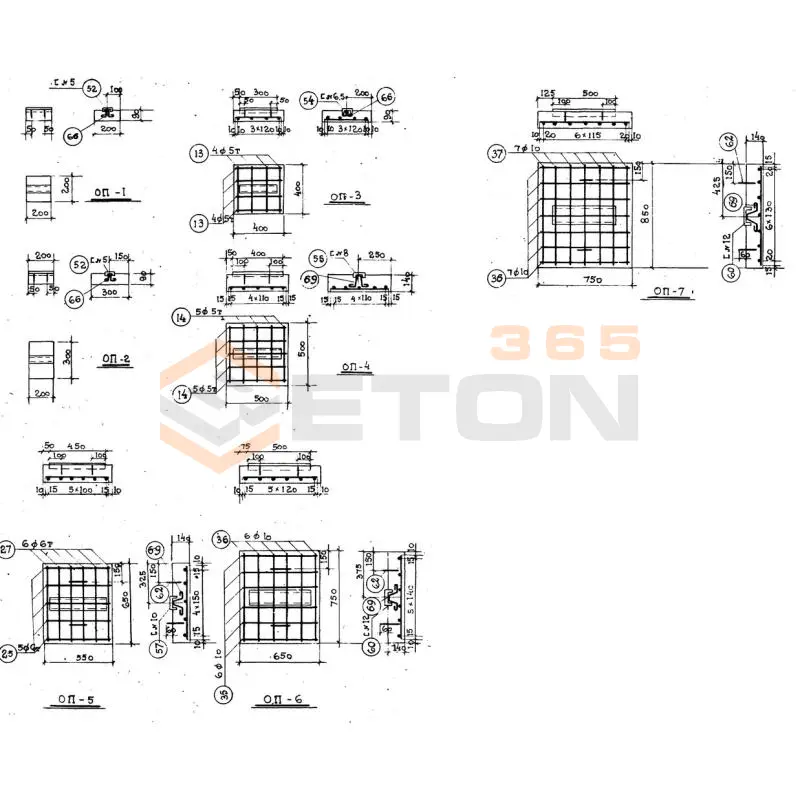 Опорные подушки для скользящих опор Серия ТС 01-01 ОП 5