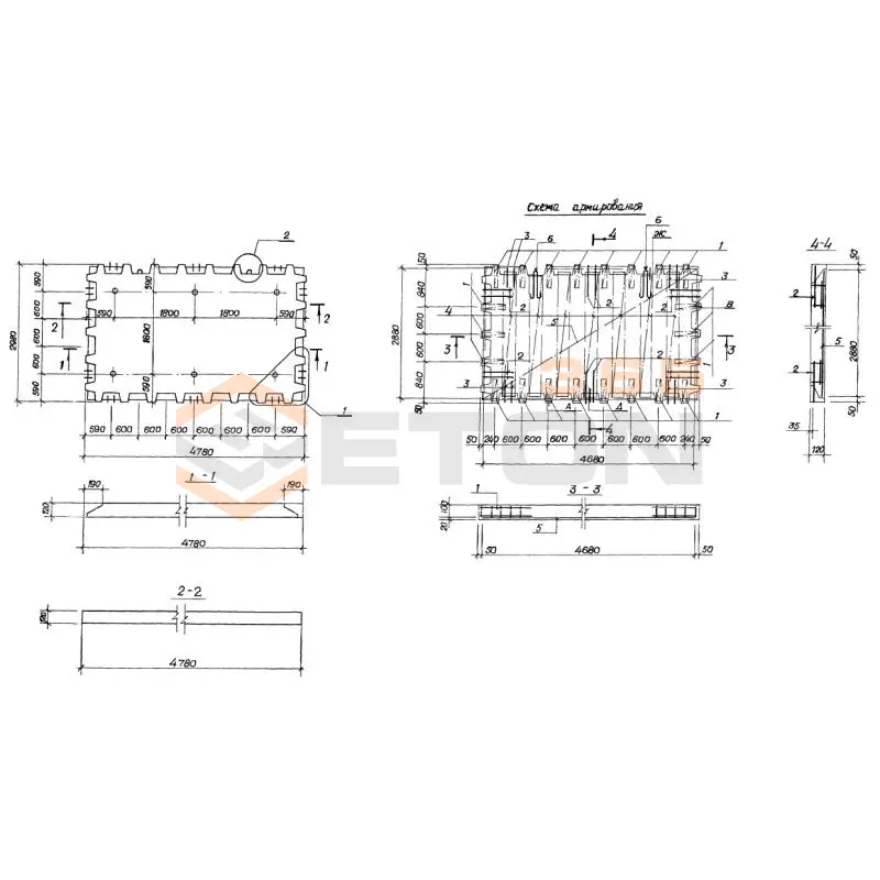 Плиты перекрытия Серия 1.143.1-9с 1П 30-48-3 с (1.143.1-9с)