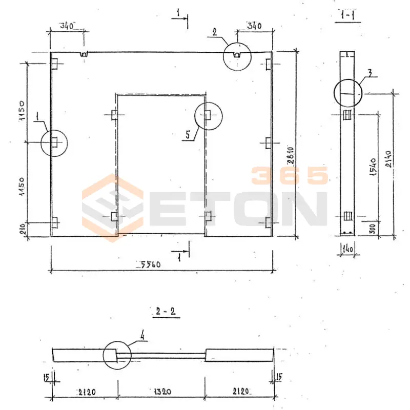 Диафрагмы жесткости плоские серия 1.020-1/87 ( 1.020.1-7, 1.020-1/83, ИИ 04-1, 1.020.1-3пв ) ДП 56-28