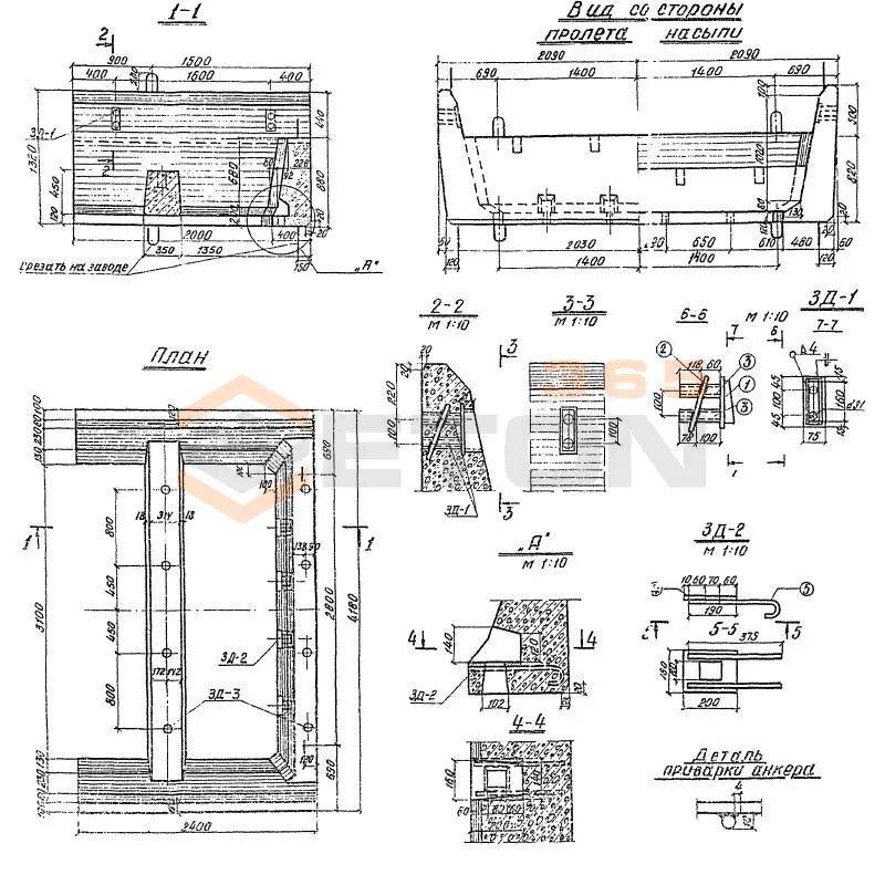 Блоки шкафные ТП 501-259 Ш 2 (ТП 501-259)