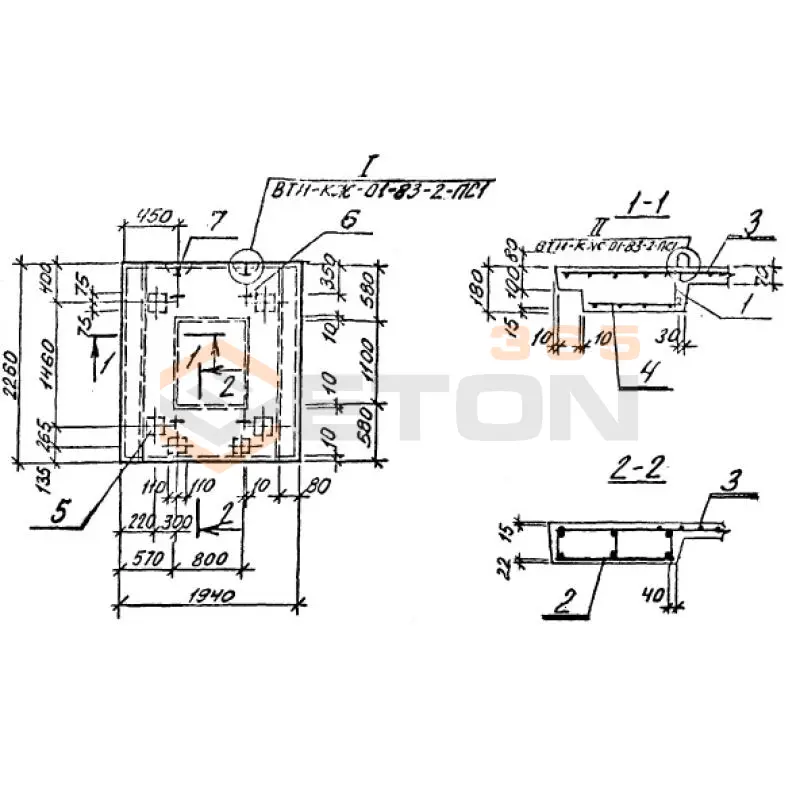 Панели стеновые Серия ВТИ-КЖ 01-83 ПС 4 (ВТИ-КЖ 01-83)