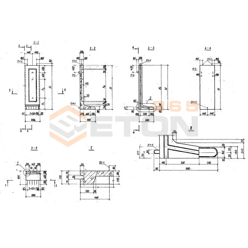 Стеновые блоки Альбом РК 1101-87 КС 21 д