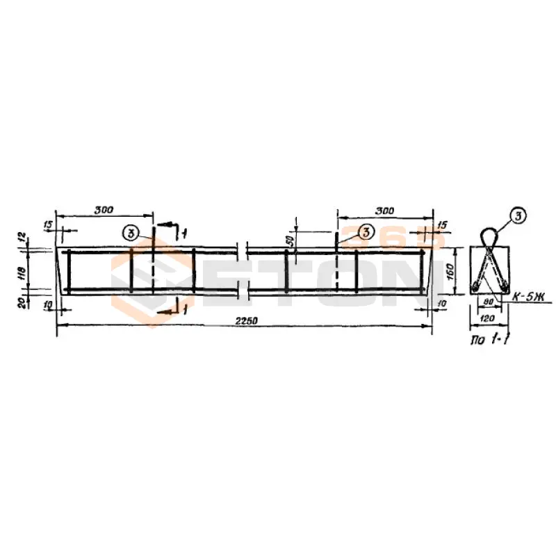 Перемычки Серия ИИ 01-02 ЖА 5 (ИИ 01-02)