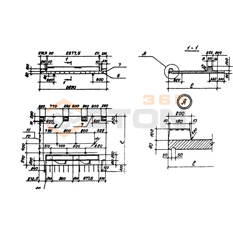 Блоки тротуара Серия 3.503.9-62 Т 4-1,5 (3.503.9-62)