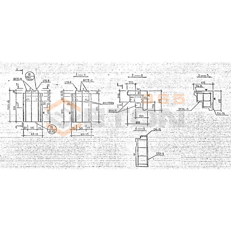 Панели наружных стен Серия 1.232 КЛ-2 НР 7-6-9-35 (1.232 КЛ-2)