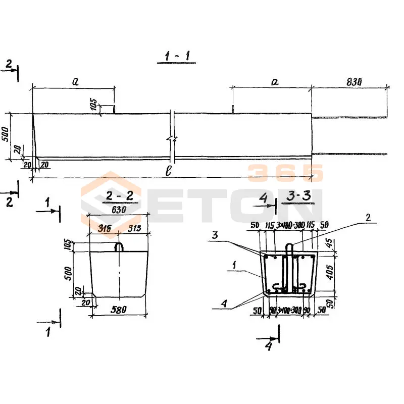 Блоки лежня Серия 3.503.1-53 Л 1 (3.503.1-53)