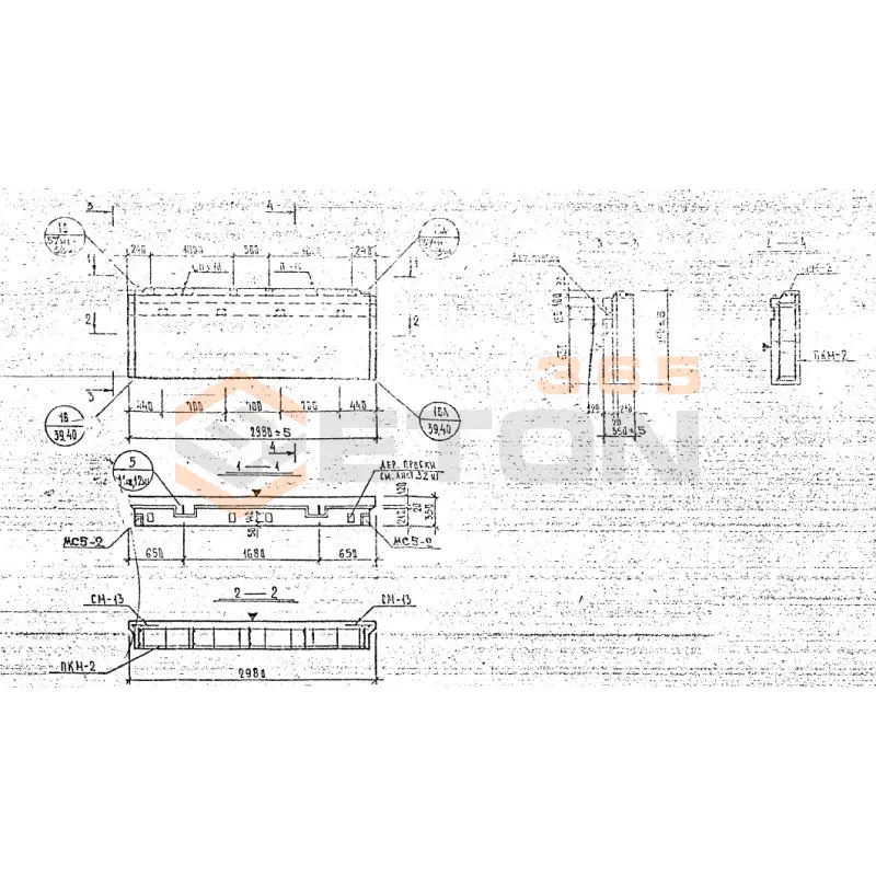 Панели наружных стен Серия 1.232 КЛ-2 НР 4-30-9-35 (1.232 КЛ-2)