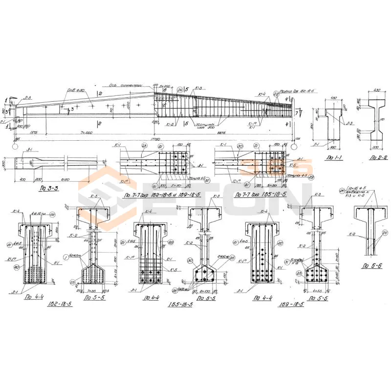 Балки Серия ПК 01-06 1Б 9-18-5