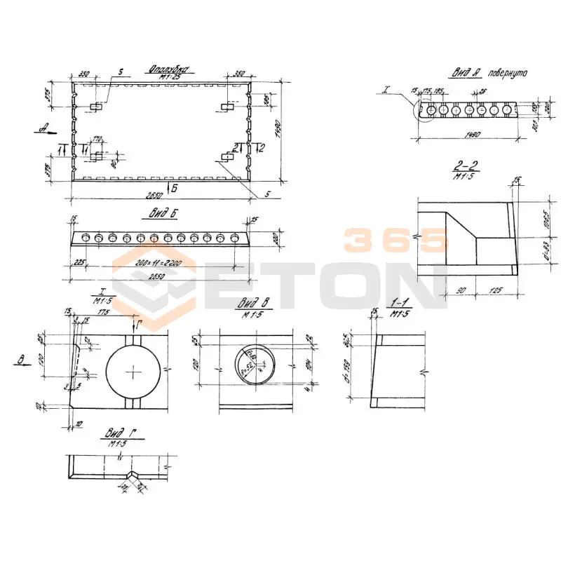 Плиты многопустотные Серия 1.041-1 ПК 27-15-10 АIIIт