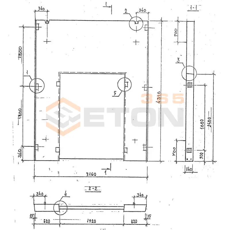 Диафрагмы жесткости плоские серия 1.020-1/87 ( 1.020.1-7, 1.020-1/83, ИИ 04-1, 1.020.1-3пв ) ДП 32-43