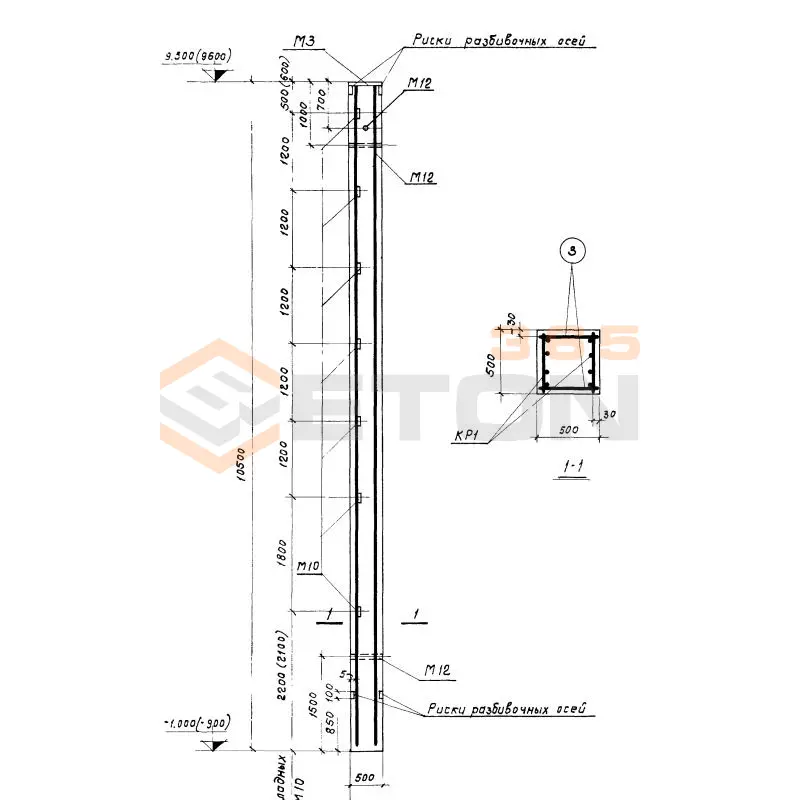 Колонны Серия КЭ 01-55 К 40