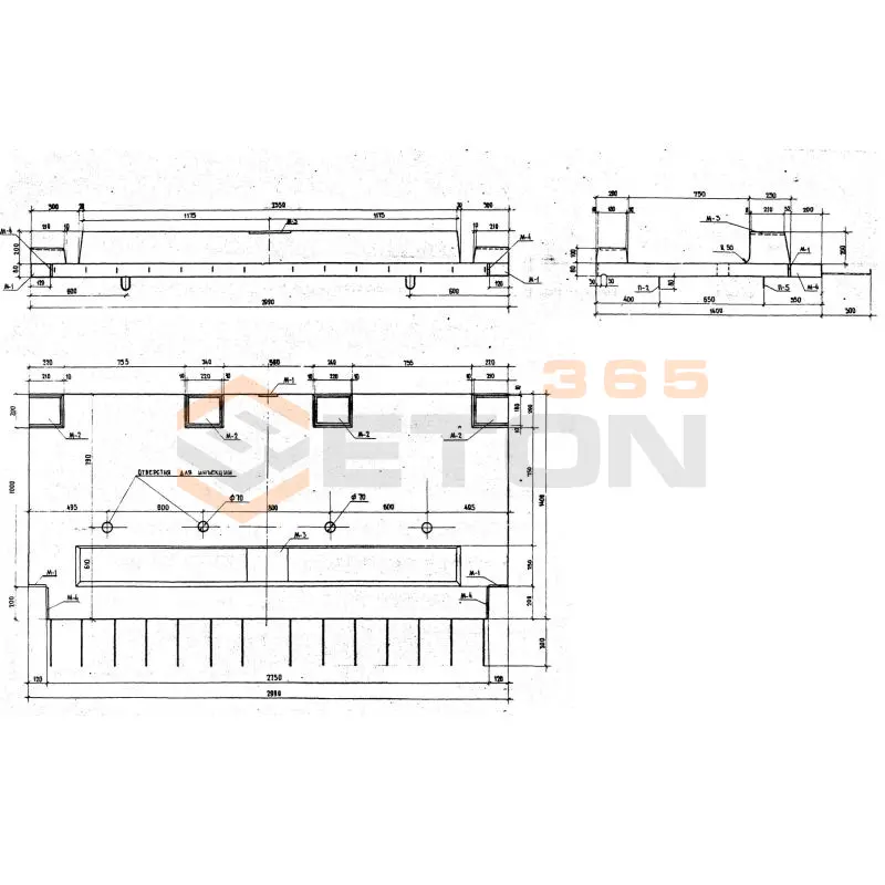 Блоки тротуарные Серия 3.503-12 Т 2-0,75