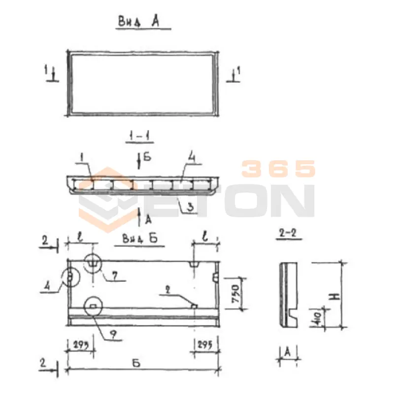 Наружные стеновые панели Серия КУБ 2,5 ГНП 30-12-4