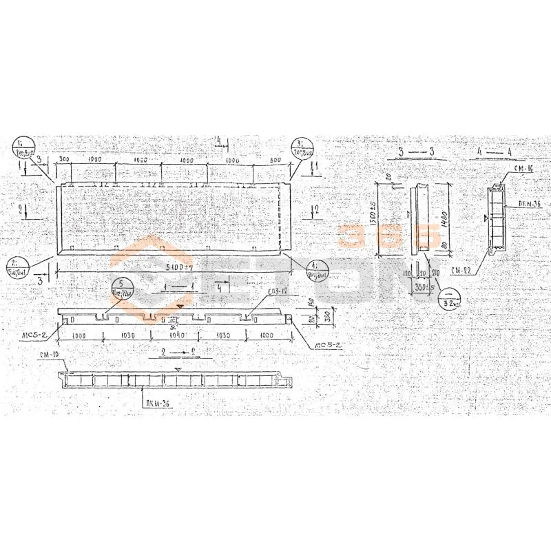 Панели наружных стен Серия 1.232 КЛ-2 НР 2-51-15-35 м (1.232 КЛ-2)