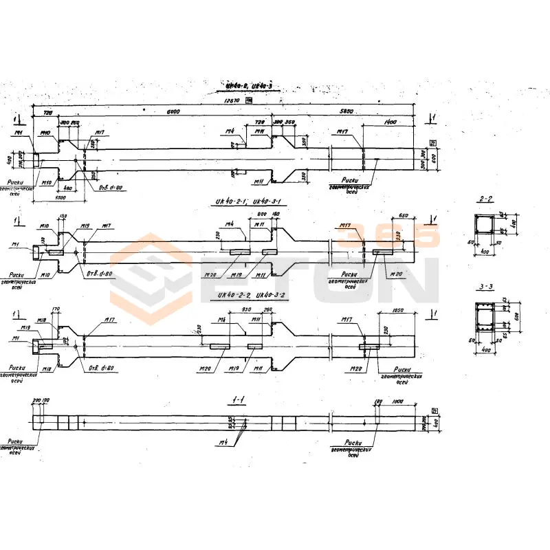 Колонны Серия ИИЭ 22-1/73 ИК 40-2-1