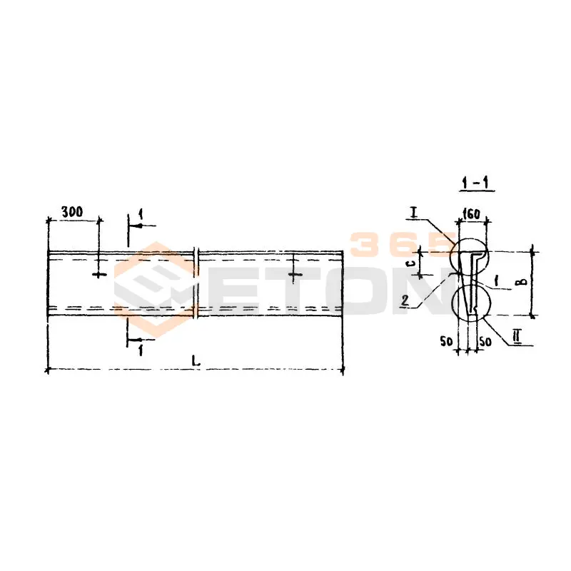 Плиты парапетные Серия 1.138.1-20 ( 1.138-2 ) АП 12-5