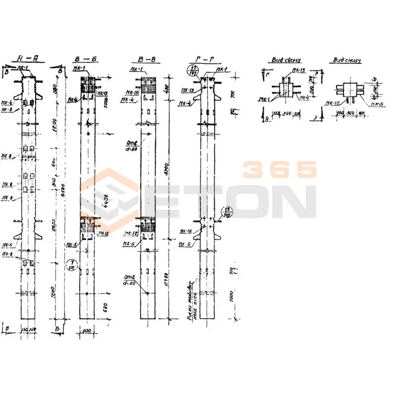 Колонны Серия ИИС 04-2 СКВ 1-20-66-3 а (ИИС 04-2)