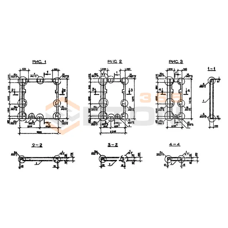 Панели наружных стен Серия 1.090.1-2с 2ПС 33-33-4 пс (1.090.1-2с)