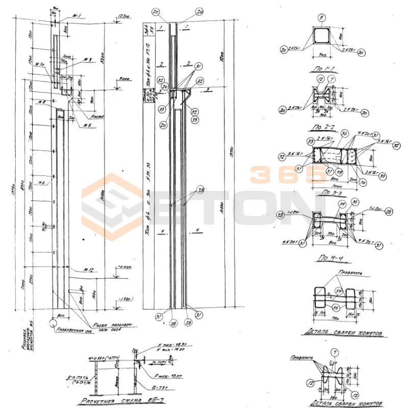 Колонны Серия КЭ 01-06 К III-7 (КЭ 01-06)