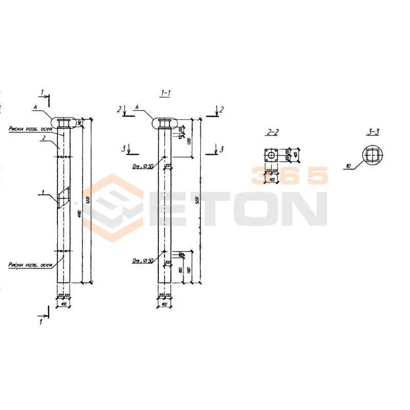Колонны Серия Б1.020.1-7 1КБ 4-42-11 (Б1.020.1-7)