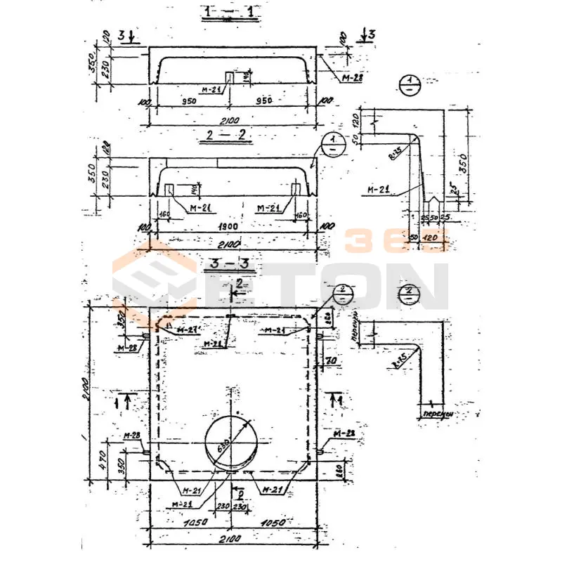 Блоки камер Серия 3.903 КЛ-13 ВБК 1,8-1 (630)