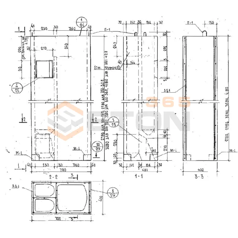 Вентблоки Серия Б 1.134-7 ВБ 1-33 п