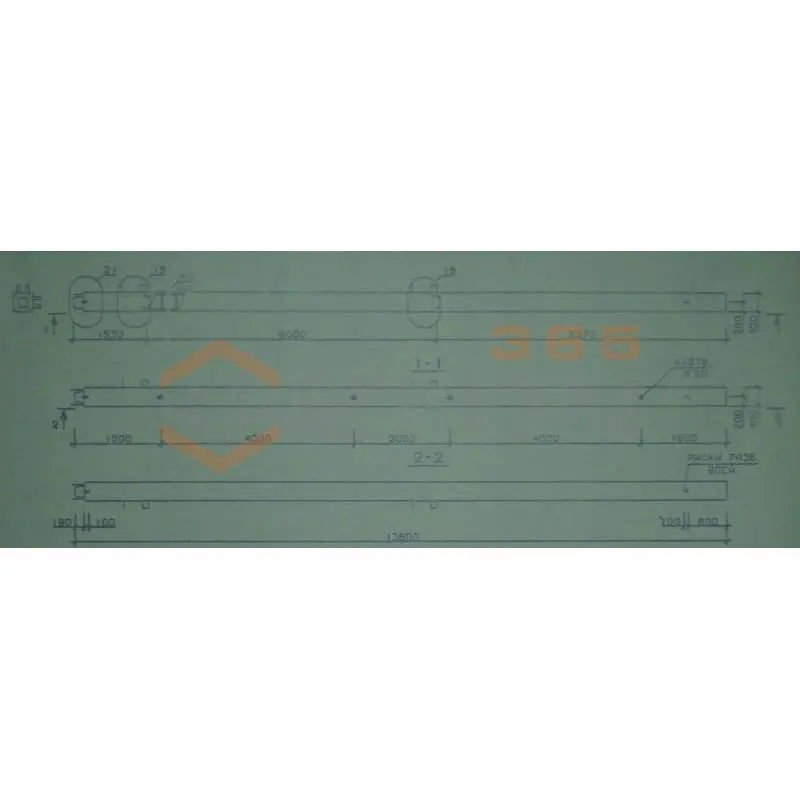Колонны сечением 400х400 мм для зданий с высотами этажей 5,4-6,0 и 6,0 (7,2) м Серия 1.020.1-2с/89 5КН 60-136-1