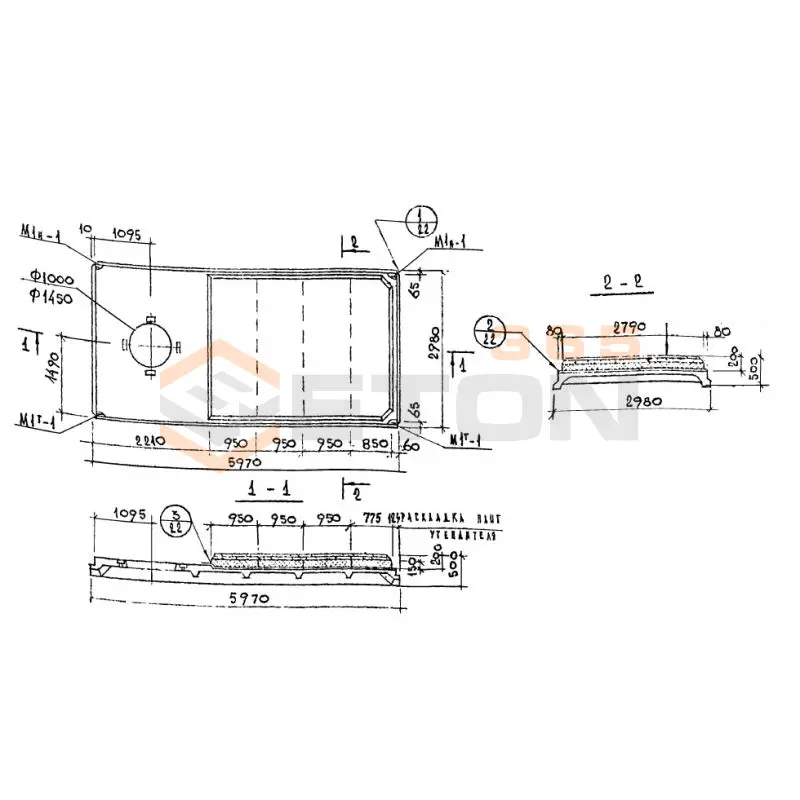 Плиты покрытия комплексные Шифр 912 КПВ 10-3 АIIIв Т П150 (Шифр 912)
