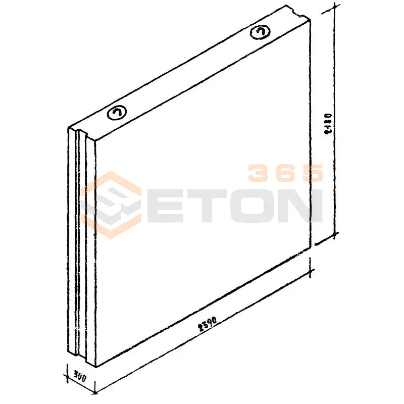 Блоки стеновые Серия 03-05 ВМС 1 с