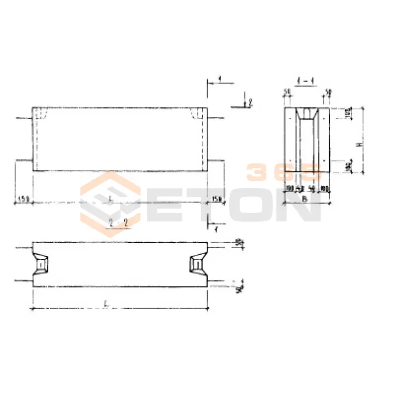 Блоки фундаментные Серия 1.110.1-1п ФБ 9-5-6 т (1.110.1-1п)