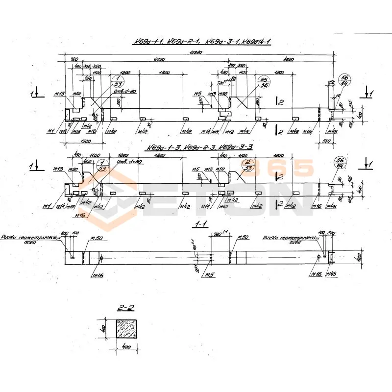 Колонны Серия 1.420-13 К 69а-4 т-32 (1.420-13)